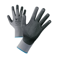 GUANTO PROFESSIONALE PUNTINATO 'NITRAL PLUS' NERI Tg. 8 - 12 paia- NERI