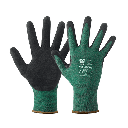 GUANTO PROFESSIONALE ANTITAGLIO 'NITCUT' NERI Tg. 8 - 12 paia- NERI