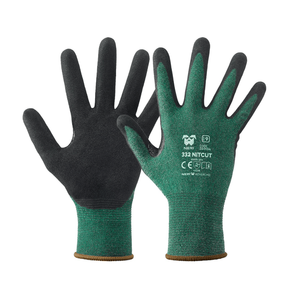 GUANTO PROFESSIONALE ANTITAGLIO 'NITCUT' NERI Tg. 8 - 12 paia- NERI