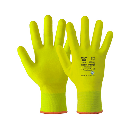 GUANTO PROFESSIONALE INVERNALE 'AIR NIT WINTER' NERI Tg. 8 - 12 paia- NERI
