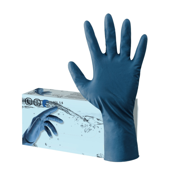 GUANTO MONOUSO IN LATTICE 'PLUS' Tg. S - confezione 50 pezzi