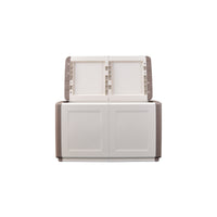 BAULE PORTATUTTO cm  96 x 53 x H 57 - TORTORA/ECRU  - ARTPLAST