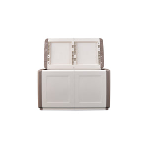 BAULE PORTATUTTO cm  96 x 53 x H 57 - TORTORA/ECRU  - ARTPLAST