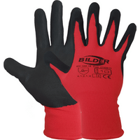 GUANTO POLIESTERE/NITRILE SABBIATO IDEAL STAR Tg. 8 - 12 paia- IDEAL STAR