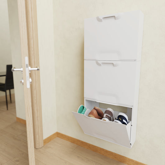 SCARPIERA MODULARE UNIKA  BIANCO CM 51X17,3 H.CM 40,1