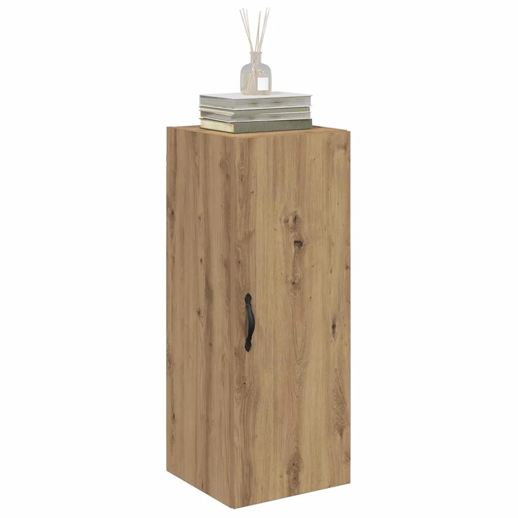 Pensile | Mobile a Parete Rovere artigianale 34,5 x 34 x 90 cm Legno multistrato
