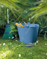 SECCHIO CONTENITORE MULTIUSO 'FLEX-BAG' Ø 46 cm - 43 lt blu  - ARTPLAST