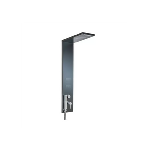 PARETE ATTREZZATA MULTIFUNZIONE MOD. TREND- Nero Opaco Matt- METAF- pezzi 1