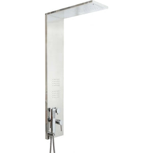 PARETE ATTREZZATA MULTIFUNZIONE MOD. TREND- Inox Lucido- METAF- pezzi 1