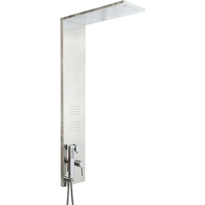 PARETE ATTREZZATA MULTIFUNZIONE MOD. TREND- Inox Lucido- METAF- pezzi 1