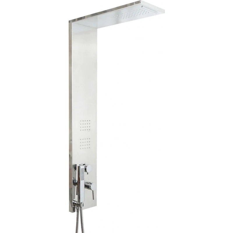 PARETE ATTREZZATA MULTIFUNZIONE MOD. TREND- Inox Lucido- METAF- pezzi 1