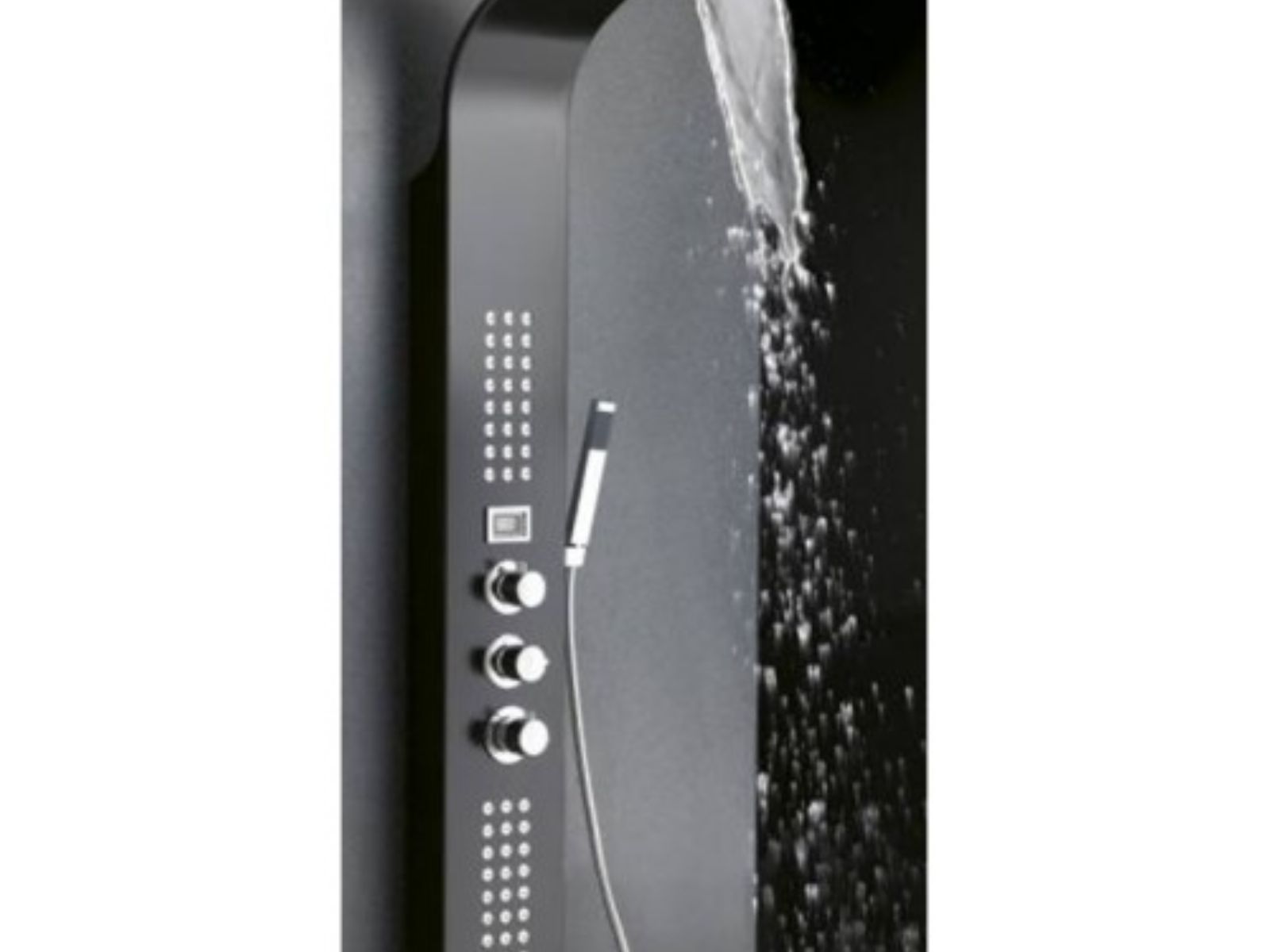 PARETE ATTREZZATA MULTIFUNZIONE MOD. NILO- Nero- METAF- pezzi 1