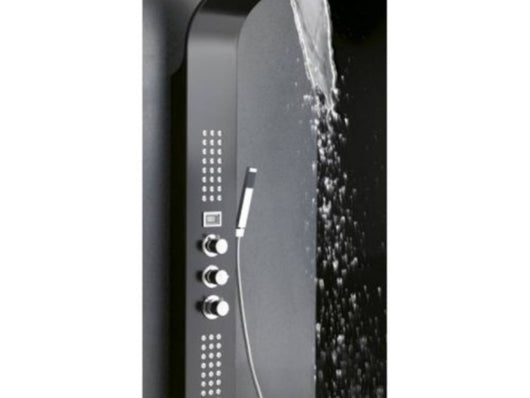 PARETE ATTREZZATA MULTIFUNZIONE MOD. NILO- Nero- METAF- pezzi 1