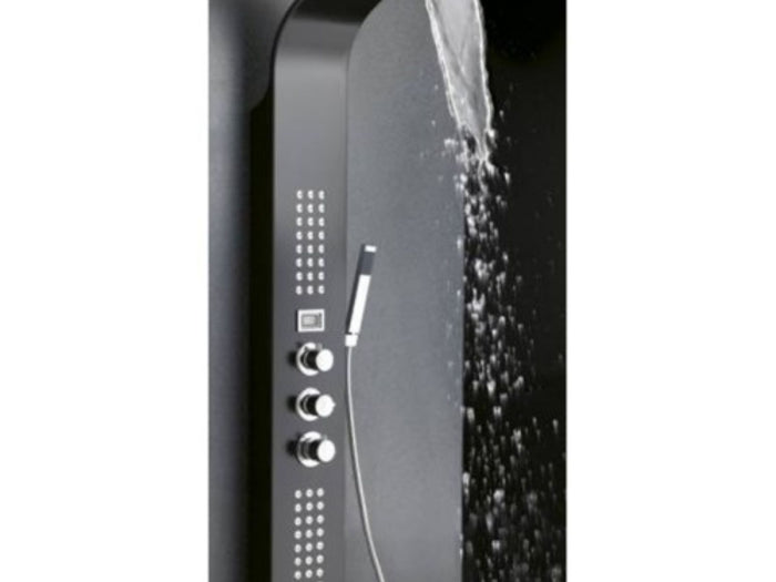 PARETE ATTREZZATA MULTIFUNZIONE MOD. NILO- Nero- METAF- pezzi 1