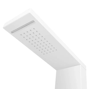 PARETE ATTREZZATA MULTIFUNZIONE MOD. MANHATTAN  ALLUMINIO- Bianco- METAF- pezzi 1