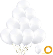 Set di palloncini in lattice - 30 pezzi bianchi 30,5 cm - decorazioni per compleanni, matrimoni, anniversari
