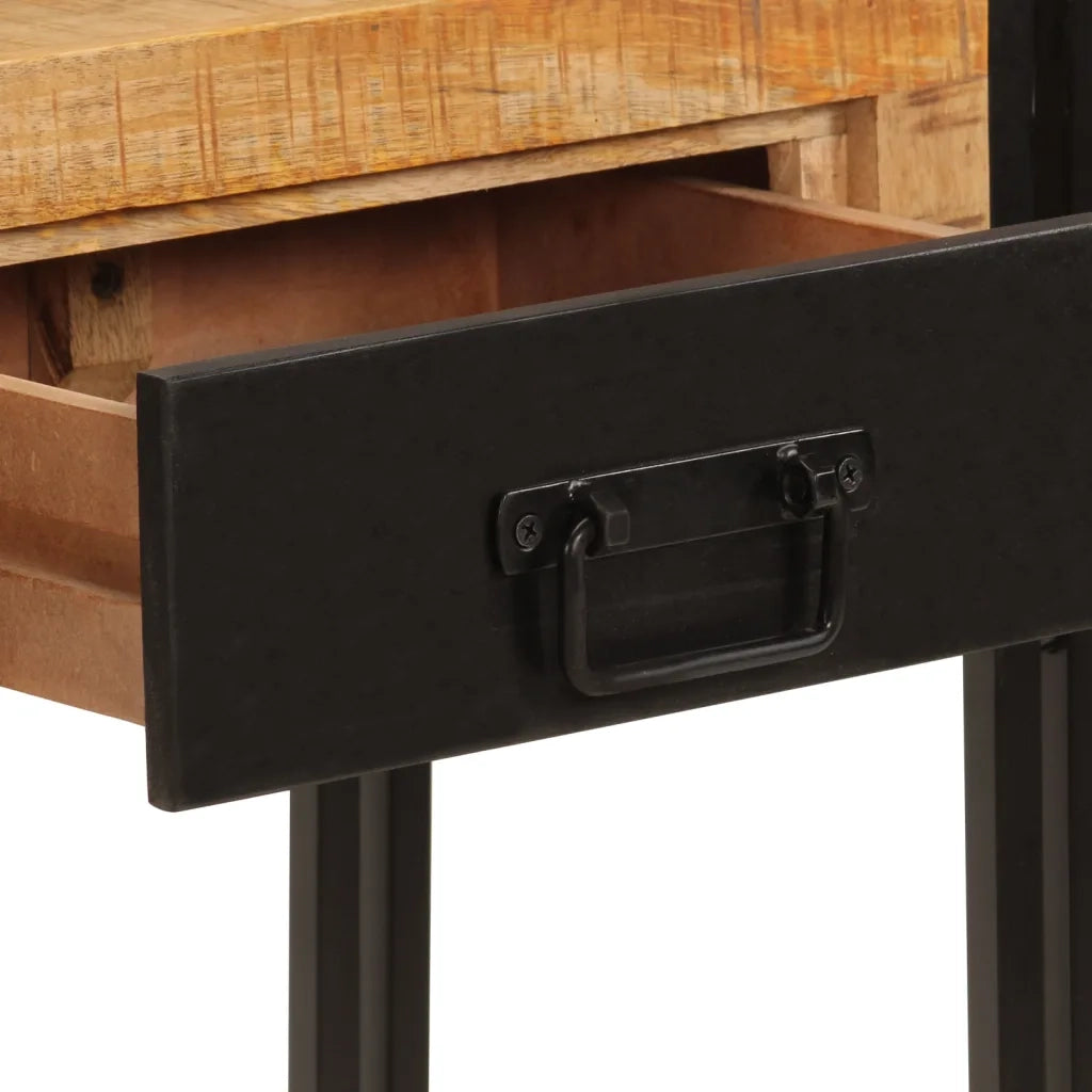 Tavolo Consolle | Tavolo d'Ingresso 110x30x76 cm in Legno Massello di Mango