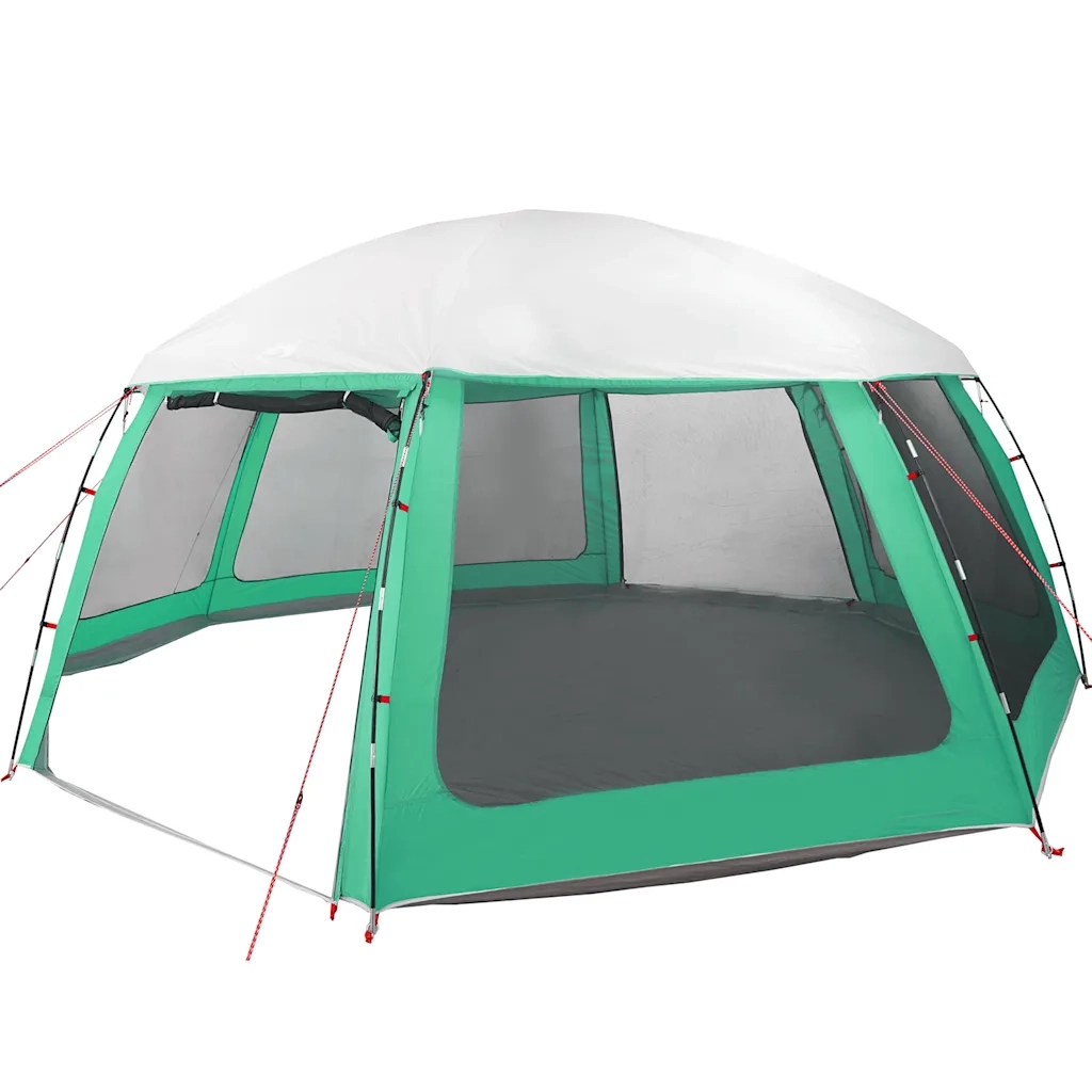 Tenda da piscina con Patta Rimovibile&Pareti in Rete 612x612 cm 4100638