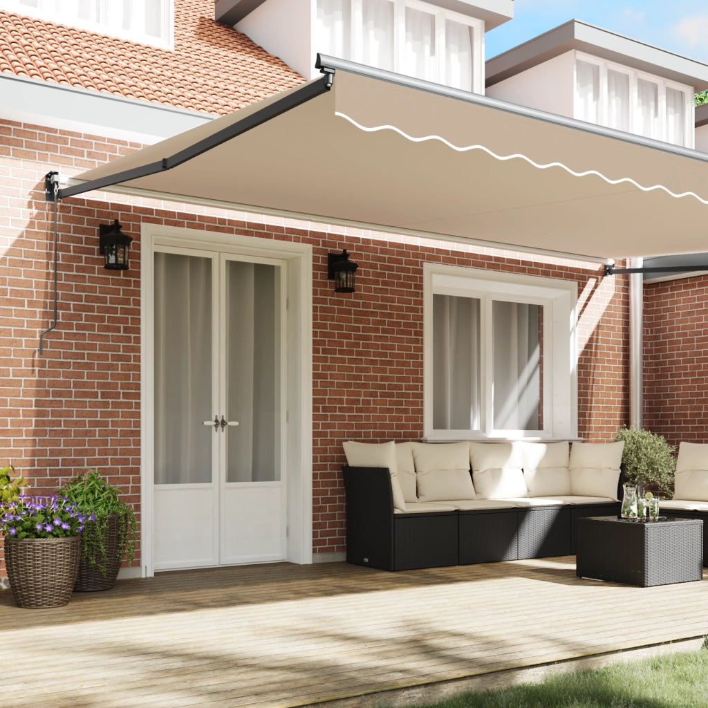 Tenda Retrattile Manuale  Beige 500x300 cm