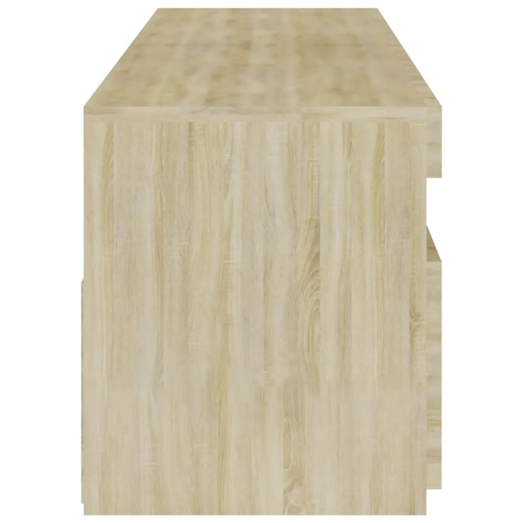 Mobili Porta TV con Luci LED 2 pz Rovere Sonoma 75x35x40 cm 804398
