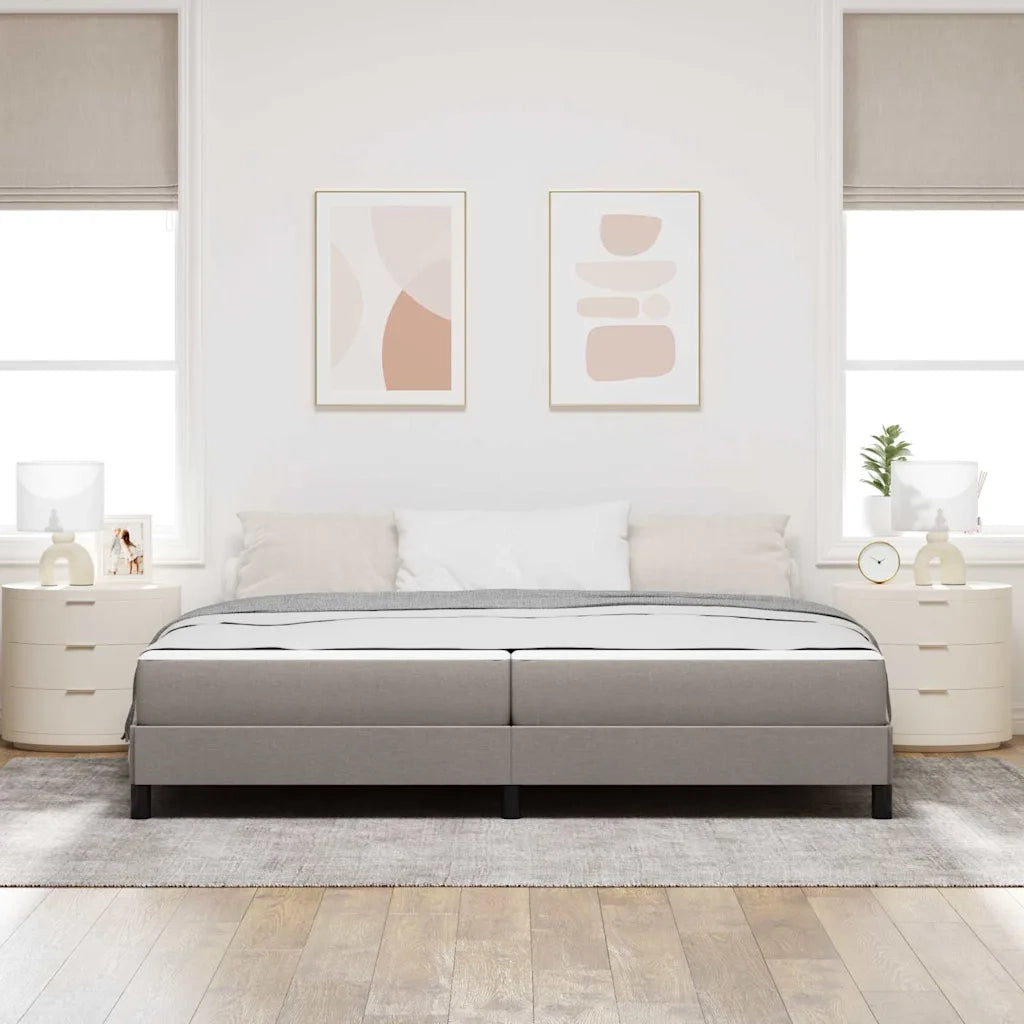 Letto a molle con materasso Talpa 200 x 200 cm Tessuto