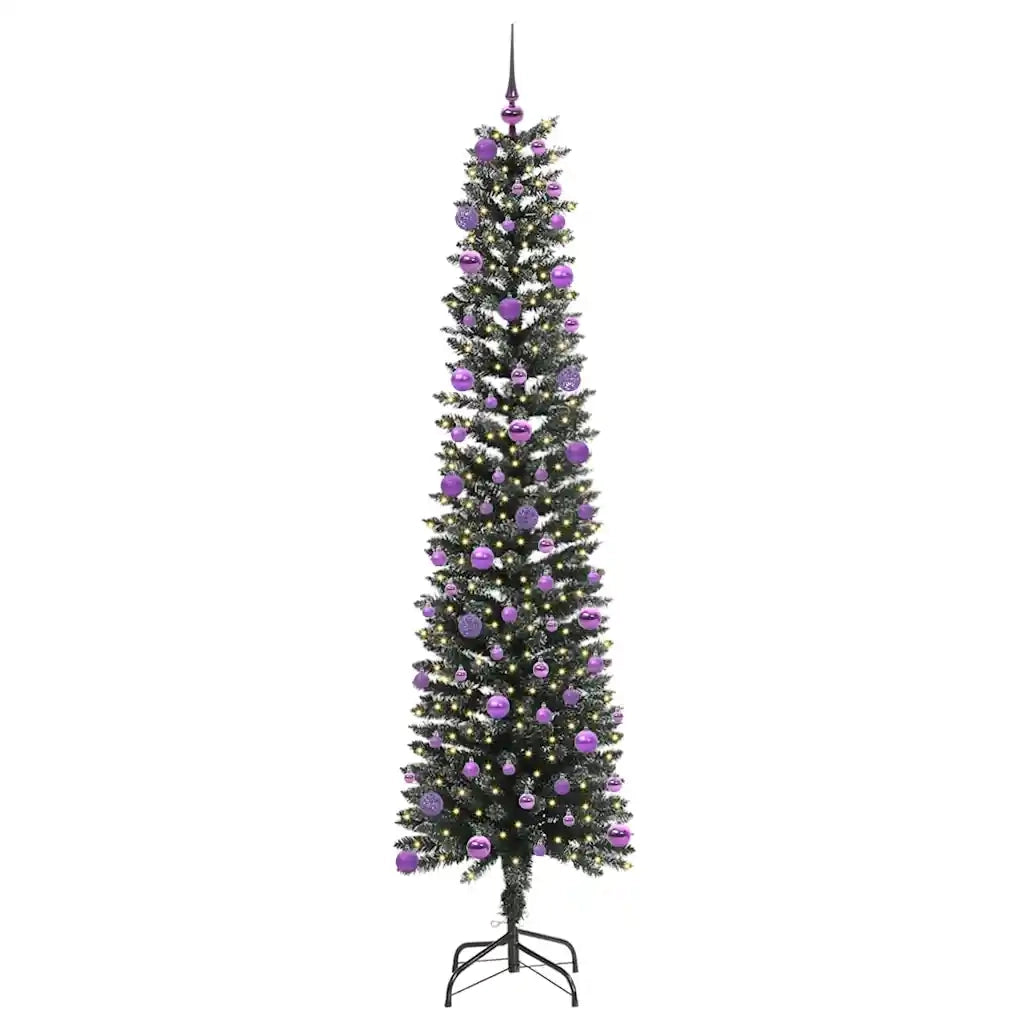 Albero di Natale | Decorazioni natalizie artificiale con 300 LED Verde 210 cm
