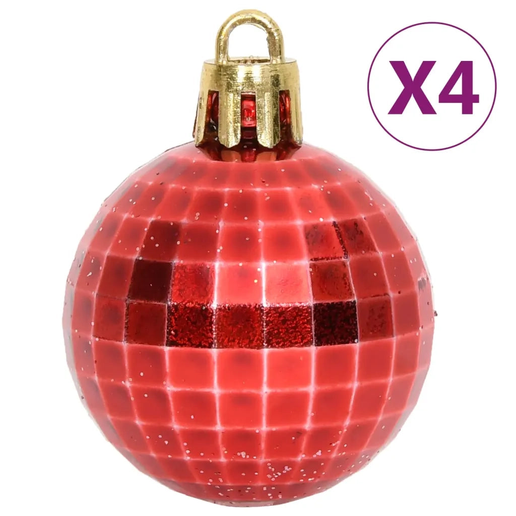 Set Addobbi di Natale 64 pz Rosso e Bianco CFW5599449