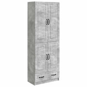 Set di armadi 2 pcs Grigio Cemento Legno ingegnerizzato 3416937