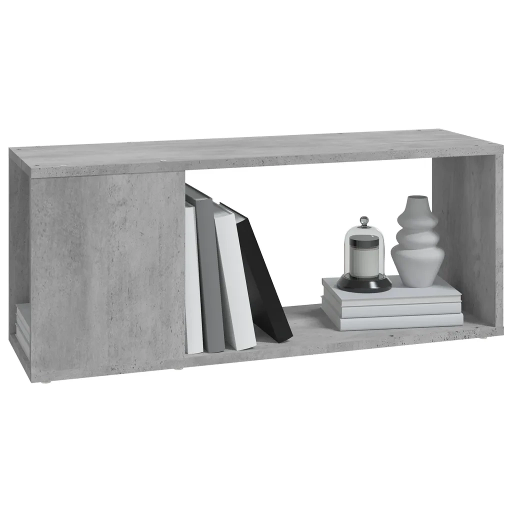 Mobile TV Grigio Cemento 80x24x32 cm in Truciolato 809111