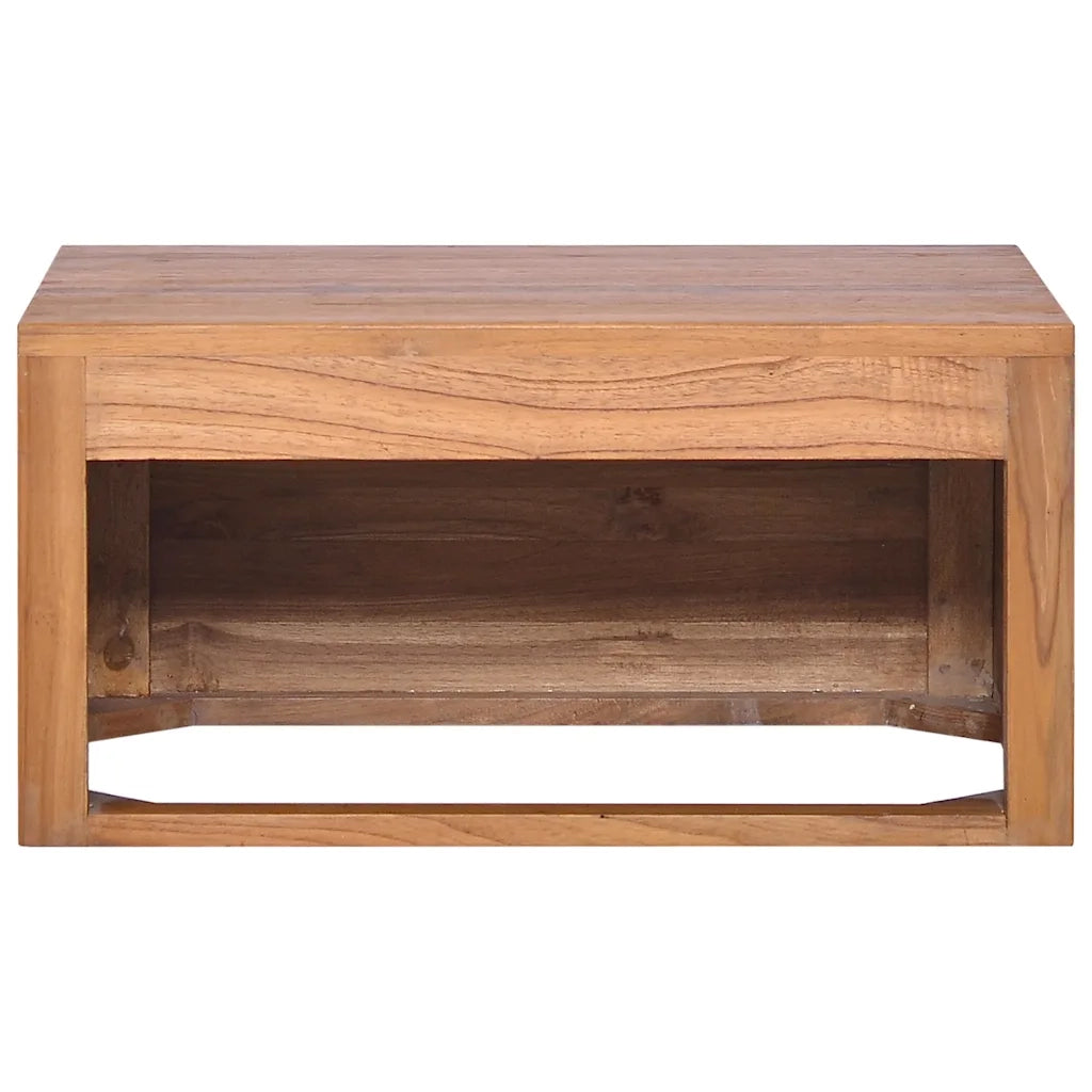 Armadietto da Bagno a Parete 60x45x30 cm Legno Massello di Teak 320437