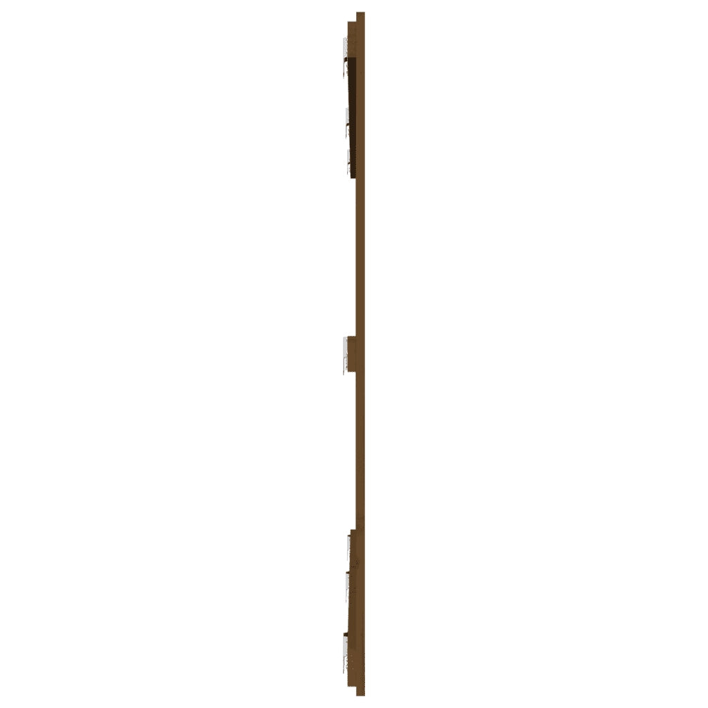 Testiera da Parete Ambra 185x3x110 cm in Legno Massello di Pino