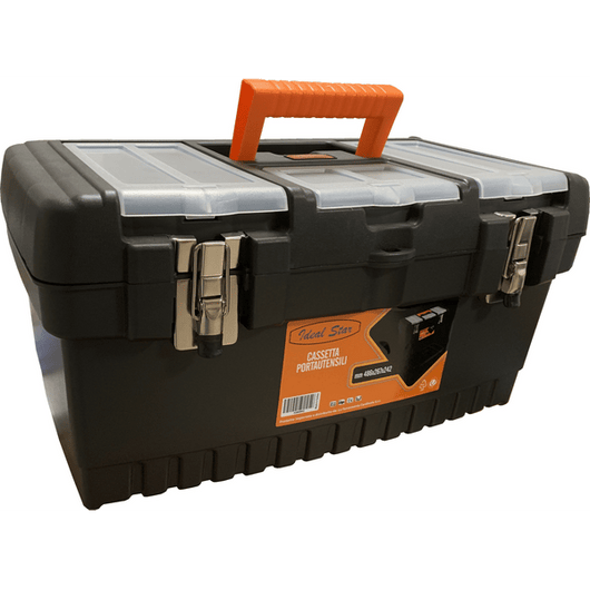 CASSETTA PORTAUTENSILI IDEAL STAR CHIUSURA IN METALLO 413x212x186 mm - IDEAL STAR