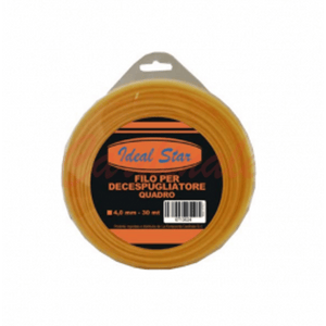 FILO PER DECESPUGLIATORE QUADRO IDEAL STAR mm 3,0x15 mt - IDEAL STAR