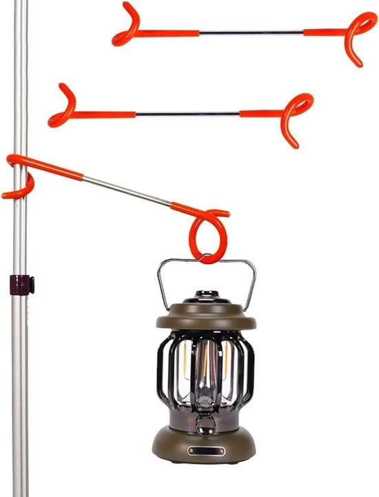Tenda da Campeggio con Hanger a Gancio Multifunzionale - Gancio Universale per Esterno - Fissaggio - Viaggi - Aventure
