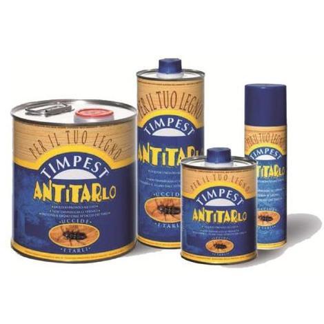 Antitarlo liquido professionale 0,5 litri incolore protegge e preserva il legno Timptest
