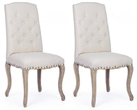 Set 2 Sedie 51x53x99h cm Diva Naturale