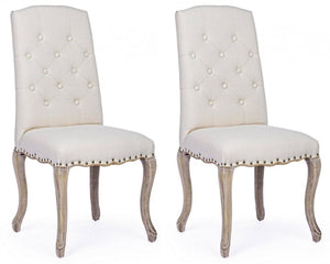 Set 2 Sedie 51x53x99h cm Diva Naturale