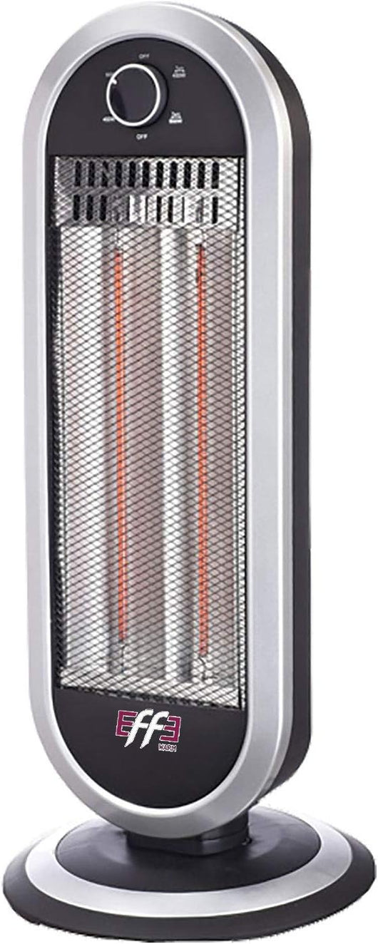 Stufetta al carbonio Tione Effe 230V doppia potenza 450/900W con base oscillante e termostato di sicurezza