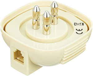 Spina telefonica tripolare tipo Telecom con presa modulare plug 6/4 c