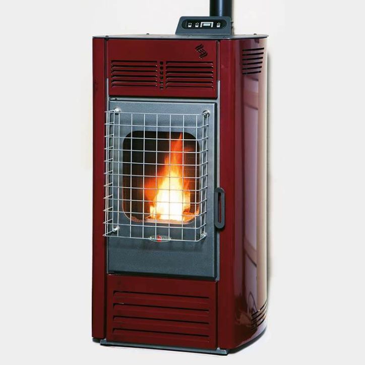 Griglia salvaustioni ovale 29,5x8x42,5 cm con calamite di fissaggio per stufe a pellet e legna