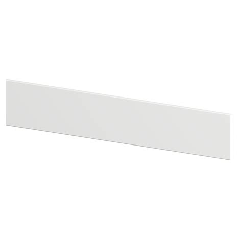 Coprifilo bianco R6 in MDF liscio 70x10 mm lunghezza 240 cm confezione 10 pezzi