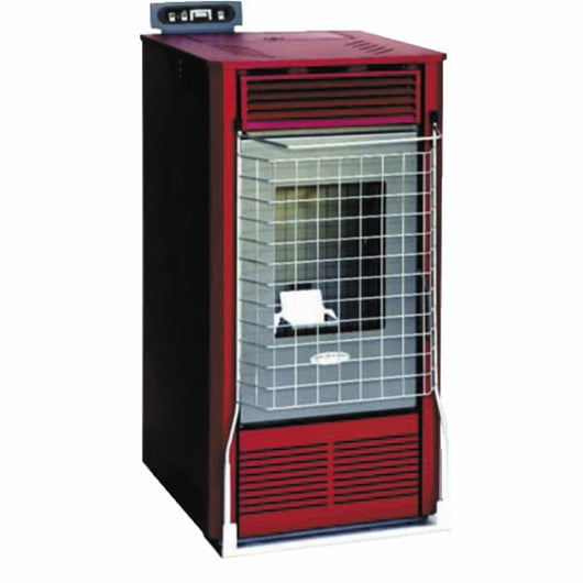 Griglia salvaustioni con piedistallo 37x18x83 cm per stufe a pellet e legna con appendino superiore