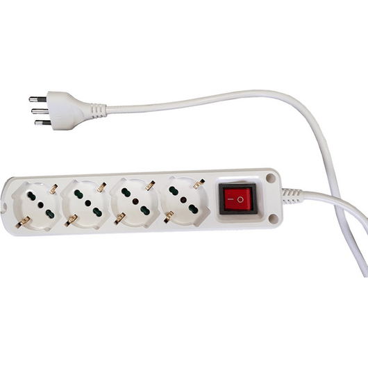 MULTIPRESA CON INTERRUTTORE IDEAL STAR 3 posti - IDEAL STAR