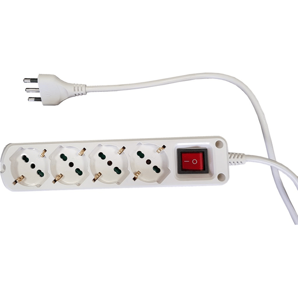 MULTIPRESA CON INTERRUTTORE IDEAL STAR 3 posti - IDEAL STAR