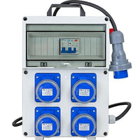 QUADRO DI DISTRIBUZIONE 220V CON PULSANTE DI EMERGENZA IDEAL STAR cm 330X220X150 - IDEAL STAR