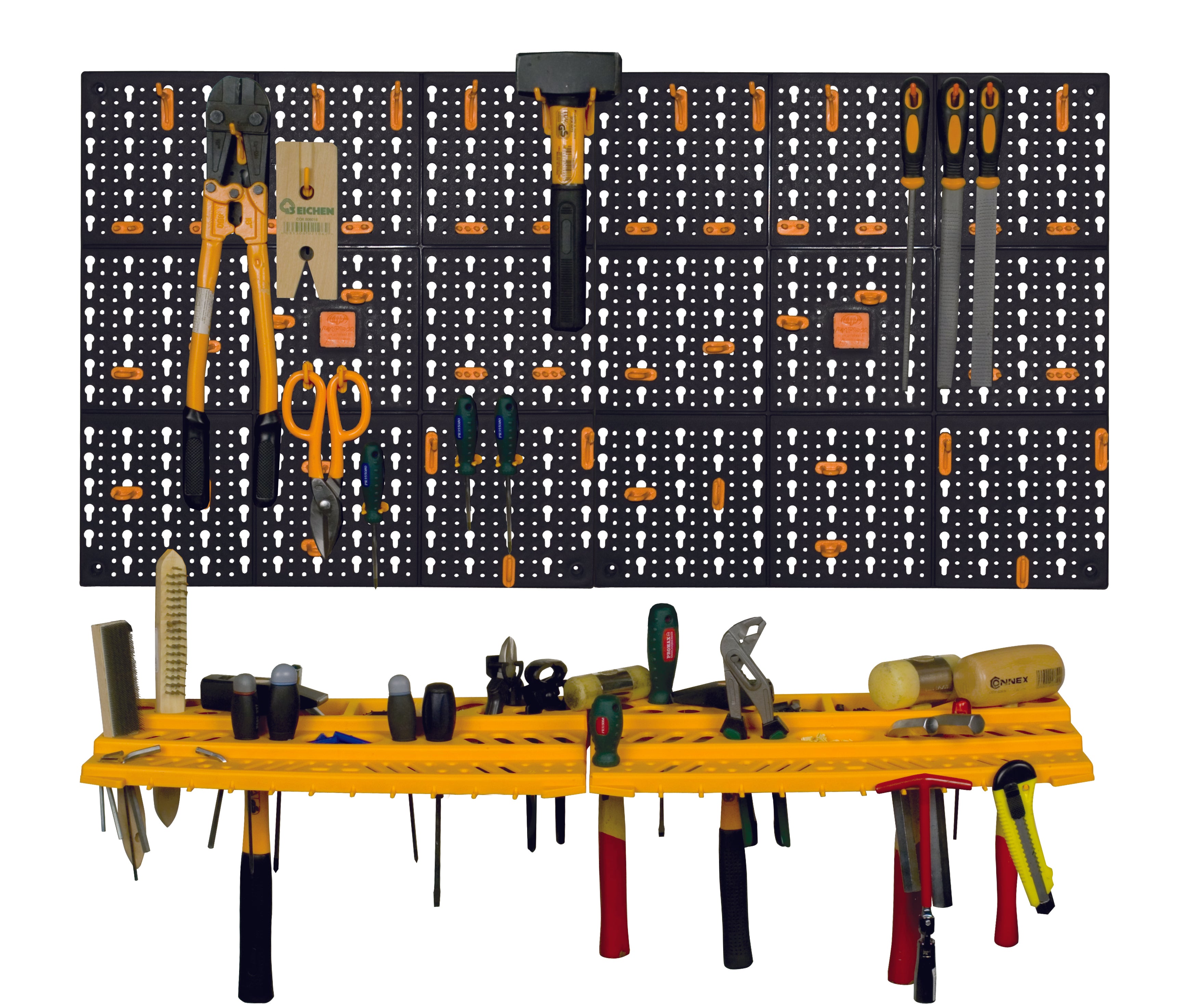 PANNELLO PORTAUTENSILI IN SET cm 50 x 50 + 50 x 50  - ARTPLAST