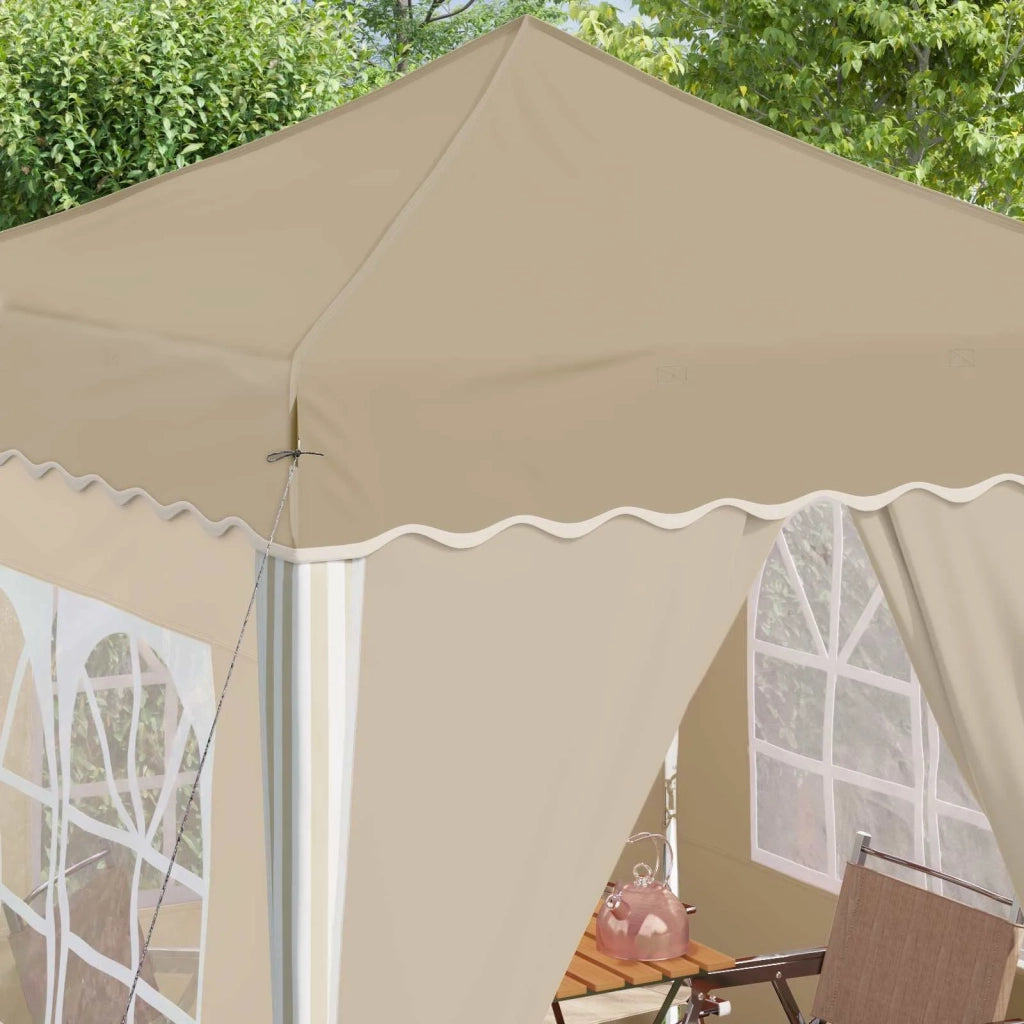 Tenda per feste a pop-up Crema 195 x 195 x 245 cm 42019735