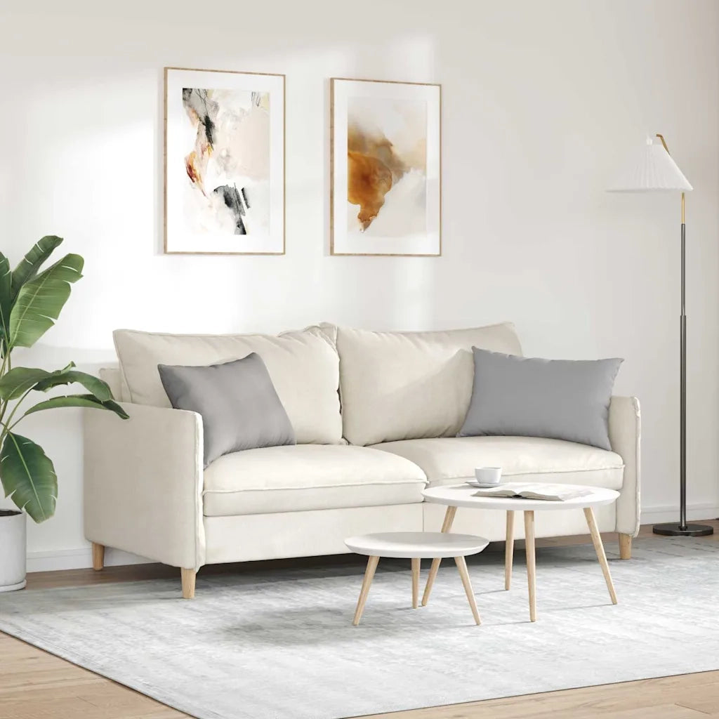 Cuscini da Divano 2 pcs Grigio Nuvola 60 x 40 cm Tessuto