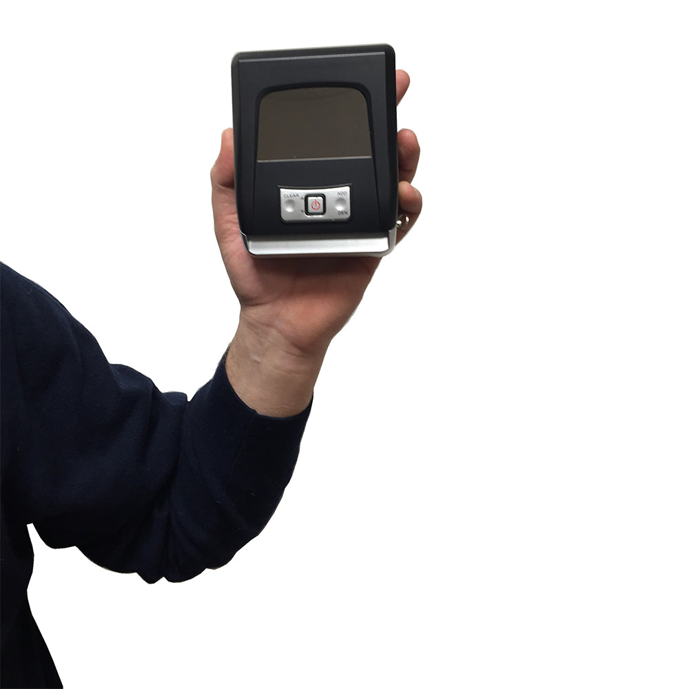 Rilevatore Banconote False MBS Mini Detector Nero