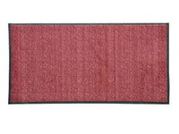 ZERBINO ASCIUGAPASSO RETTANGOLARE IN POLIESTERE ROSSO SCURO- - cm.90x120 - 1 pezzi